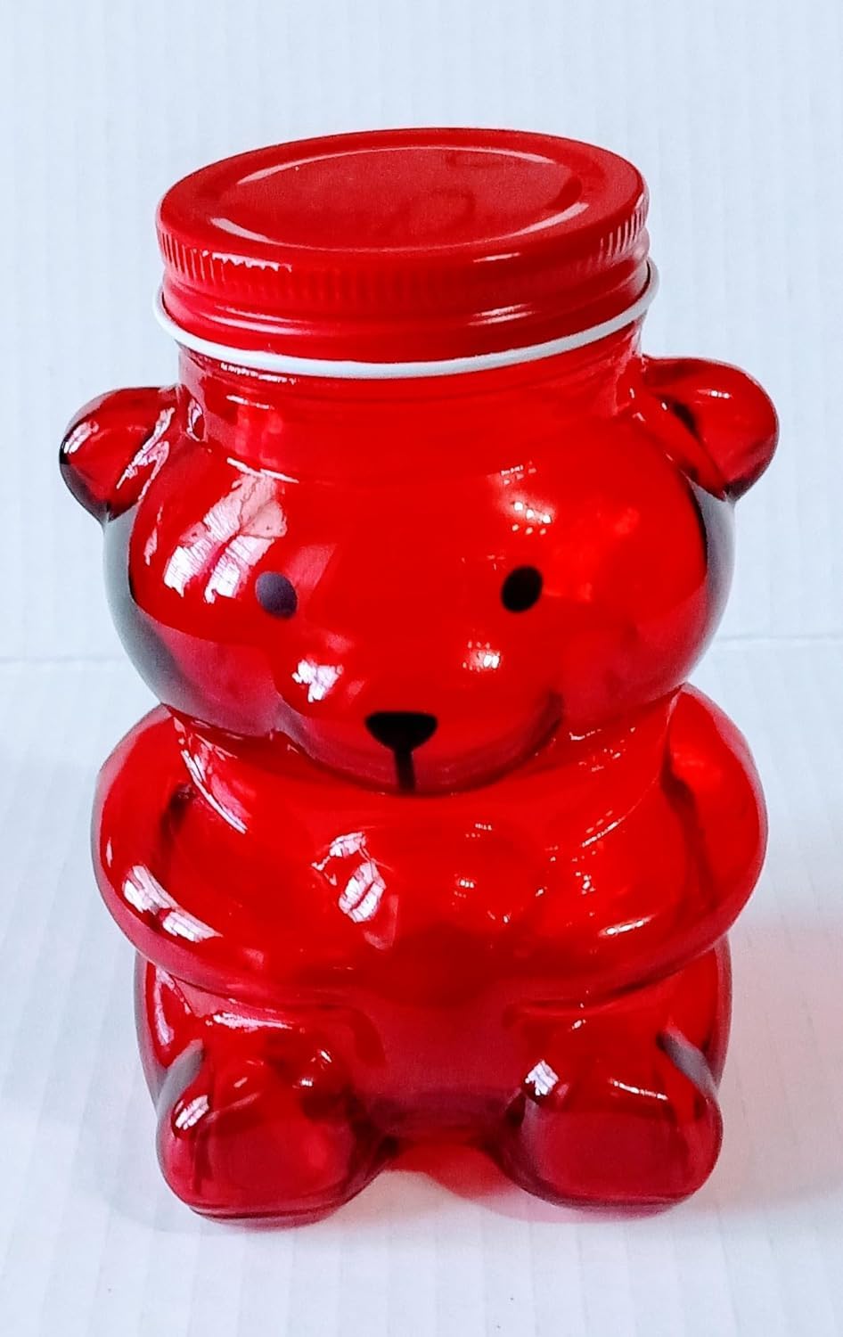 Doche JFValentine's Day Teddy Bear Shaped Glass Container
