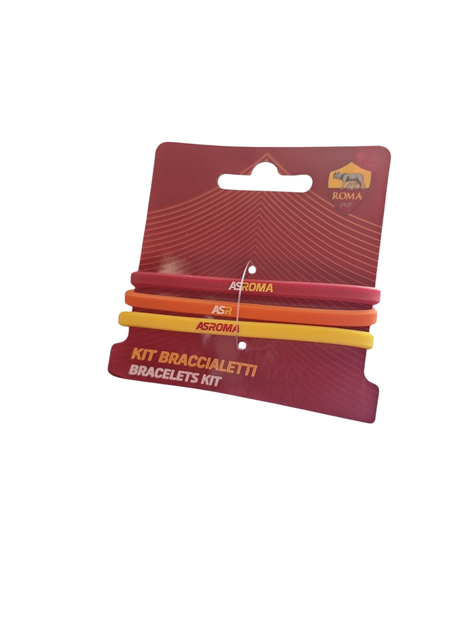 Set 3 Braccialetti ROMA UFFICIALE Bracciali Braccialetto Ufficiali in silicone SET3BRRM1306