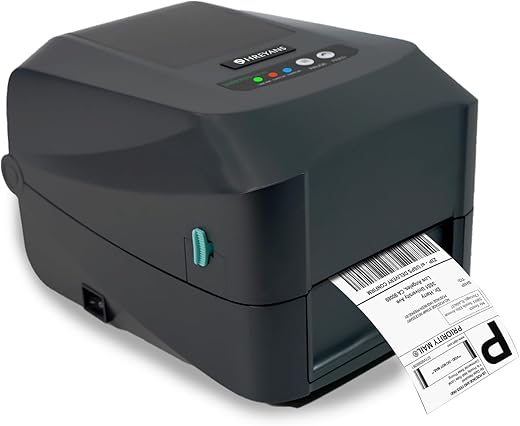 SHREYANS SRS406T Label Barcode Printer (Thermal Transfer + Direct Thermal) | Compatible with Bar Tender Lite | BIS Certified | For use in…