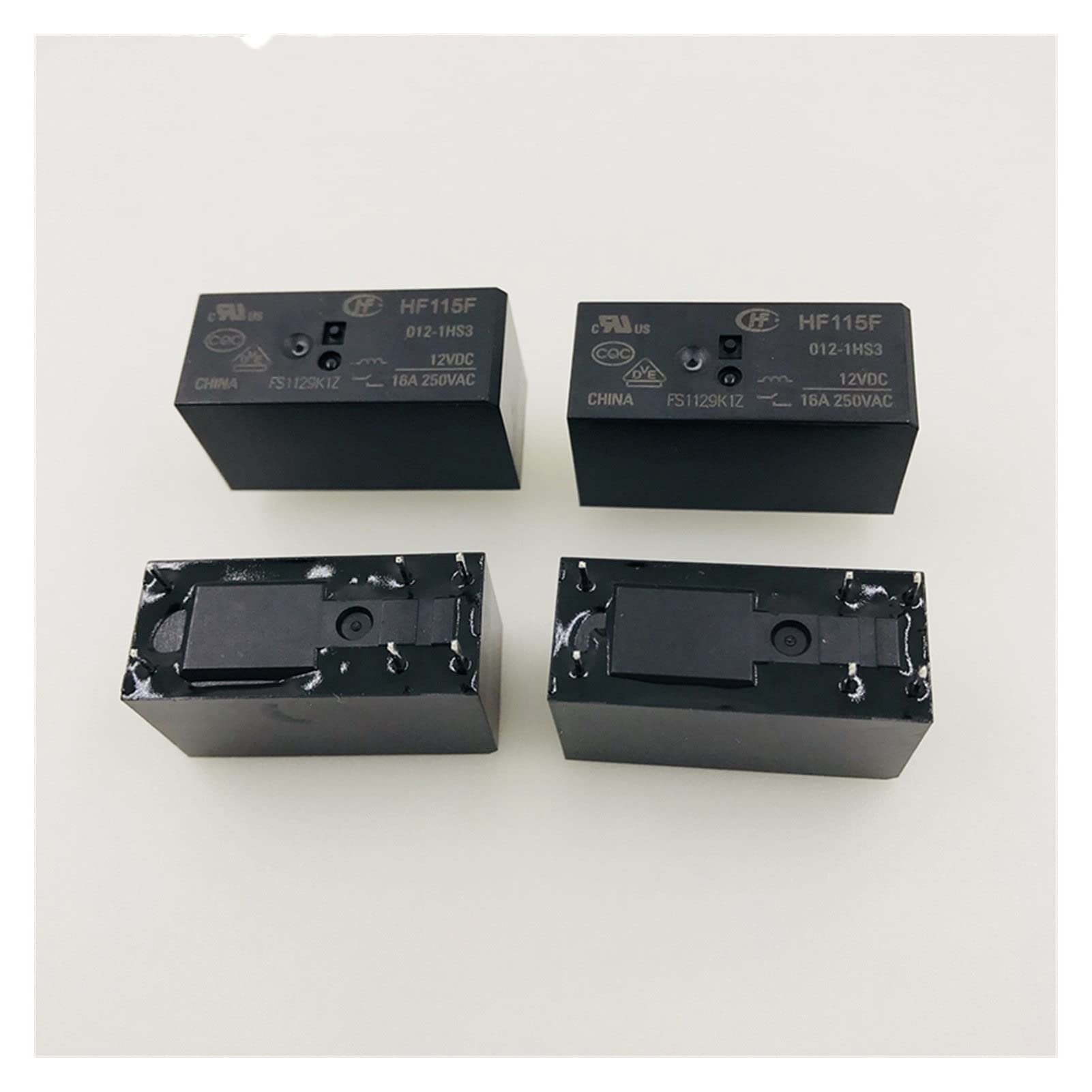 GJZIFGFWQ 2PCS/lot Relay HF115F/JQX-115F/-I/-/005/012/024/-/1ZS1/1ZS3/1HS3/2HS4/2ZS4 (005-2HS4-(6pin8A))