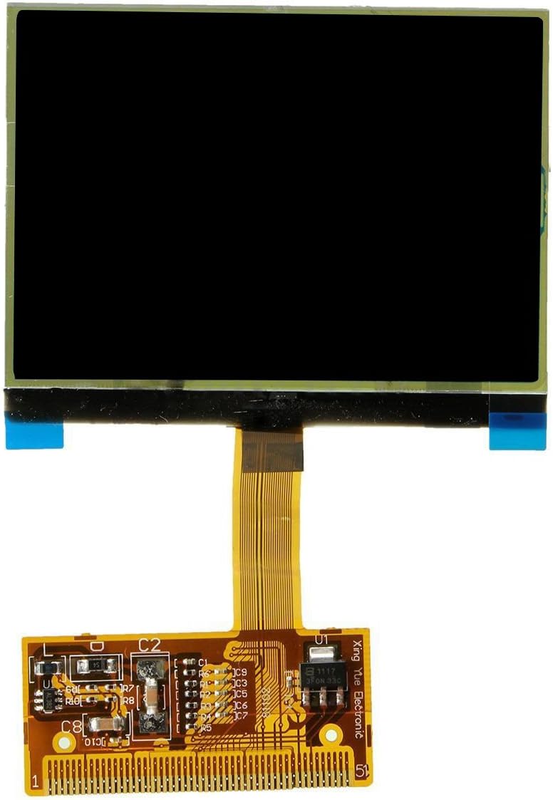 SODIAL(R)(R) Instrument Cluster Glass Speedometer Display Screen LCD For AUDI TT A6 JAEGER