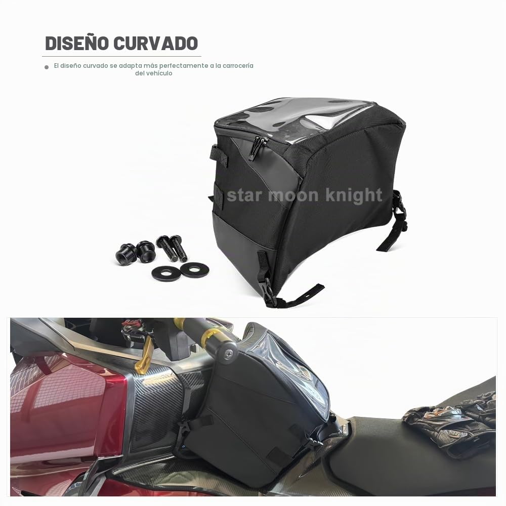Forza750 XADV750 - Mochila para depósito de combustible Honda NSS 750 X-ADV 750 Roller Tunnel Consola Paquete de almacenamiento (logotipo X-ADV)