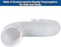 Vista 5 de Portable Air Conditioner Hose 5 Inch Diameter 59" Length, AC Exhaust Vent Hose Extension, Clockwise Thread Protable Air Conditioner Parts Compatible