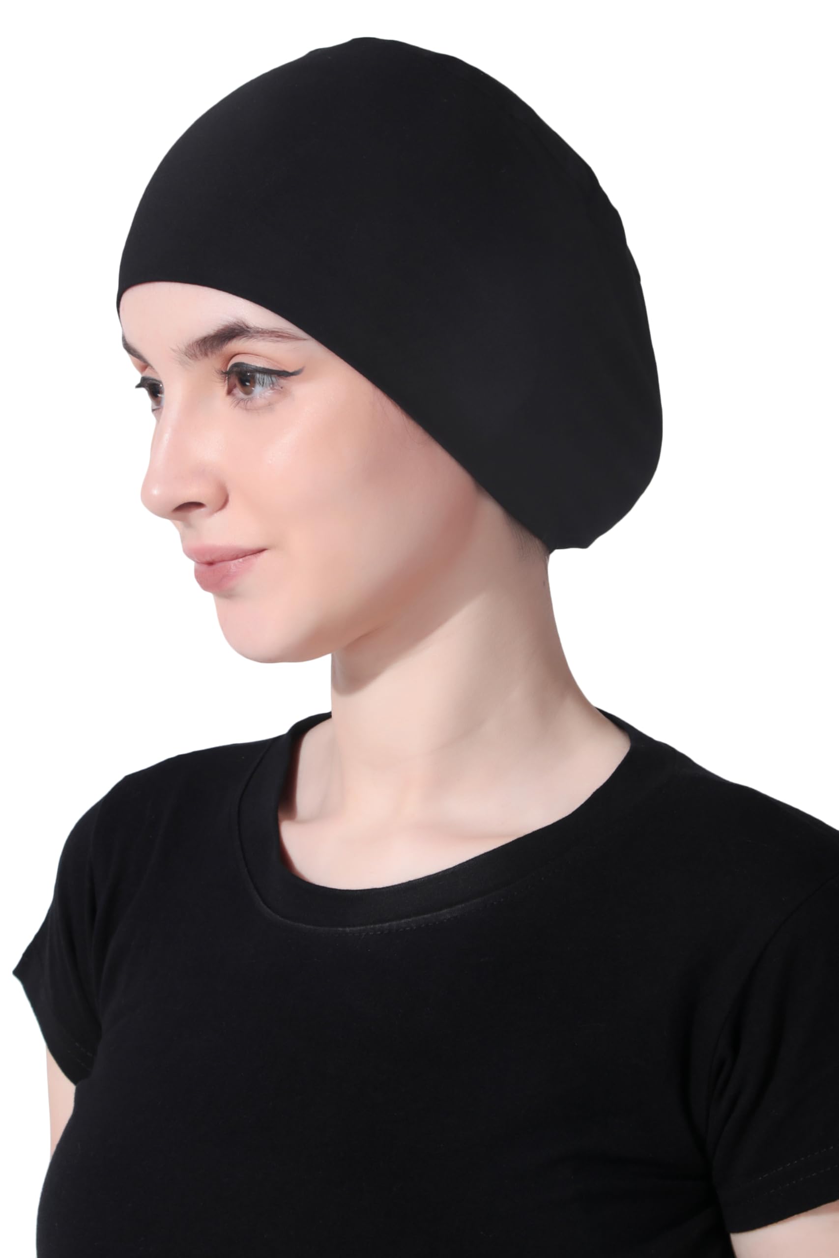 Confitino - Gorro de dormir de viscosa de bambú suave y sedoso para mujer, para pérdida de cabello, quimioterapia, usos ilimitados (multicolor)