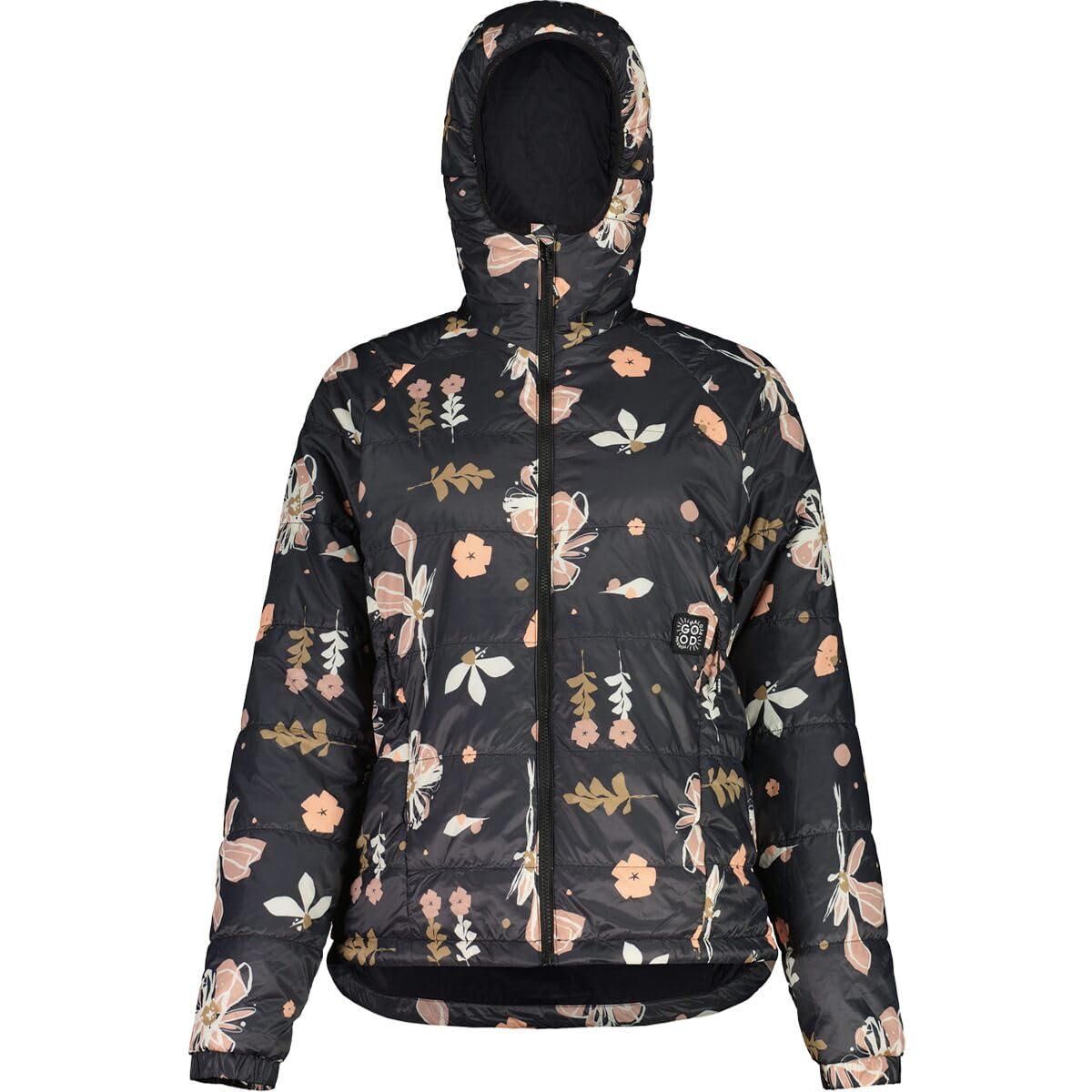 Maloja ChrysanthenumM Jacket - Women's, Deep Black FLolera, XS
