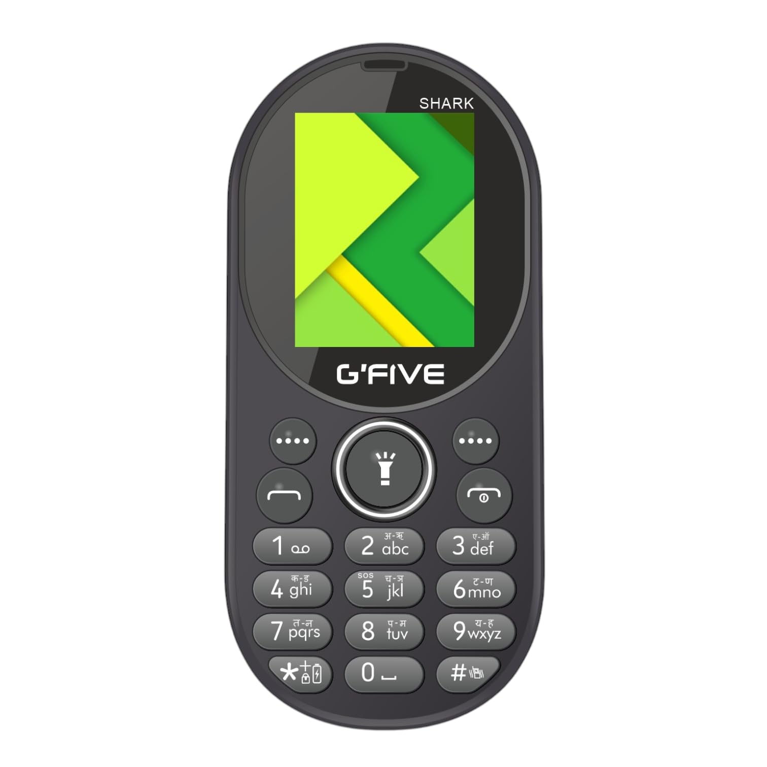 G'Five Shark Feature Phone | 1.8" Display | Dual SIM | 1000mAH Long Battery | Bluetooth | Auto Call Recording | SOS Emergency Feature | Compact Keypad Mobile-picture-10