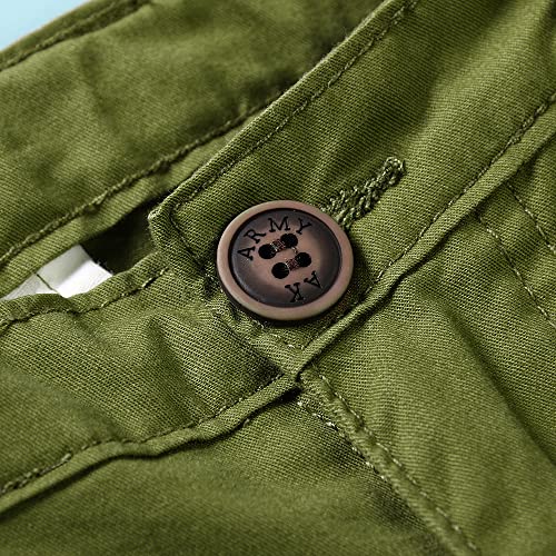 Short cargo décontracté léger multi-poches avec taille ajustable