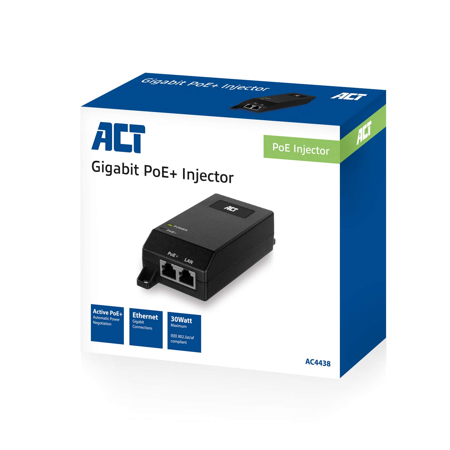 Injecteur Gigabit PoE+