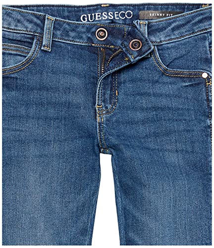 GUESS Girls' Stretch Denim Skinny 5 Pocket Jean3