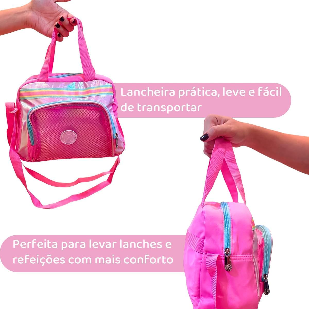 Kit Mochila Menina Infantil de Rodinha com Lancheira e Estojo Grande Escolar Ideal para Passeios Viagens Furta Cor Holografico em promoção! Veja a oferta e mais achadinhos de Mochilas escolares 7 Hoje é o melhor dia para comprar Kit Mochila Menina Infantil de Rodinha com Lancheira e Estojo Grande Escolar Ideal para Passeios Viagens Furta Cor Holografico com aquele preço maroto! Promoção! Aproveite a oferta! 7