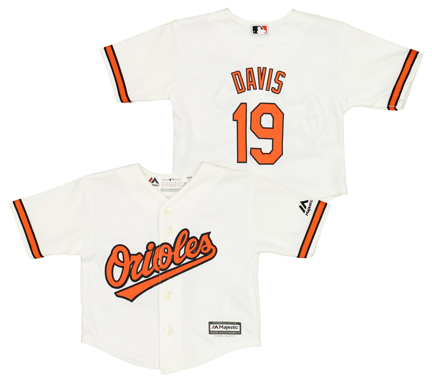 Outerstuff MLB Infants Baltimore Orioles Replica Player Jersey, Chris Davis, 12M White