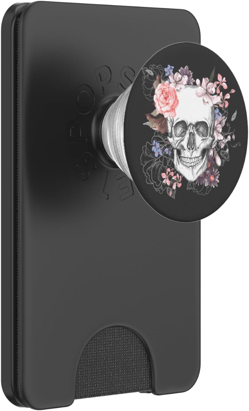 PopSockets Skull & Goth Phone Grip & Stand - Death Petal PopSockets PopGrip for MagSafe