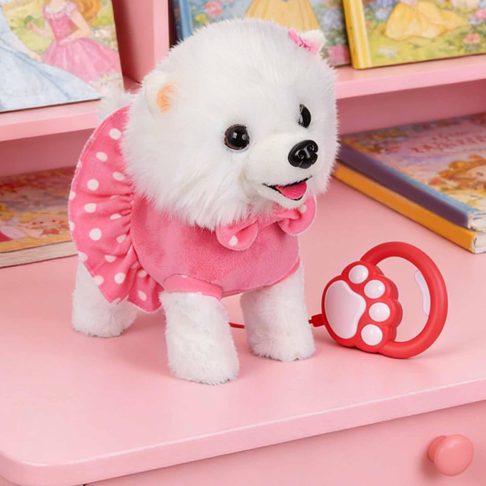 Cane Giocattolo Camminante Bambola di Peluche Elettrica Interattiva