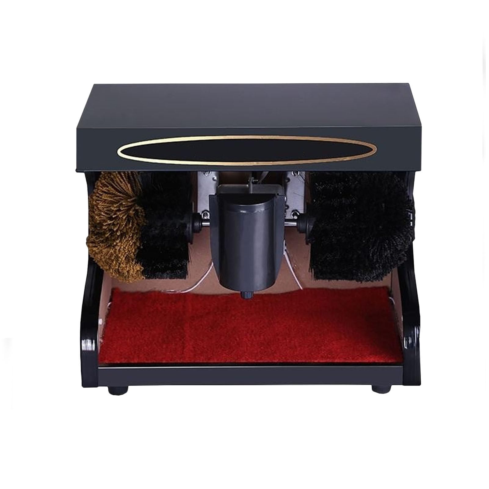 Lucidatrice elettrica per scarpe con spazzola a doppia combinazione, macchina automatica per lucidare le scarpe a induzione per uso domestico
