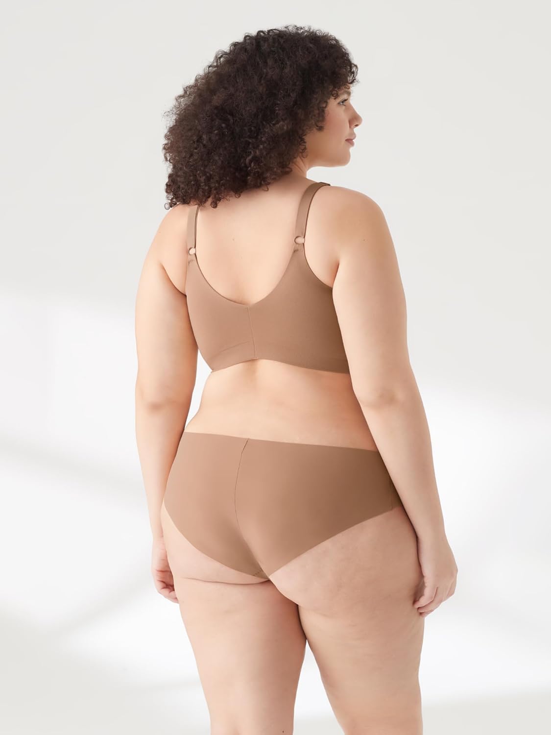 True & Co Womens Soft Form V Neck Adjustable Strap Bra - Image 2