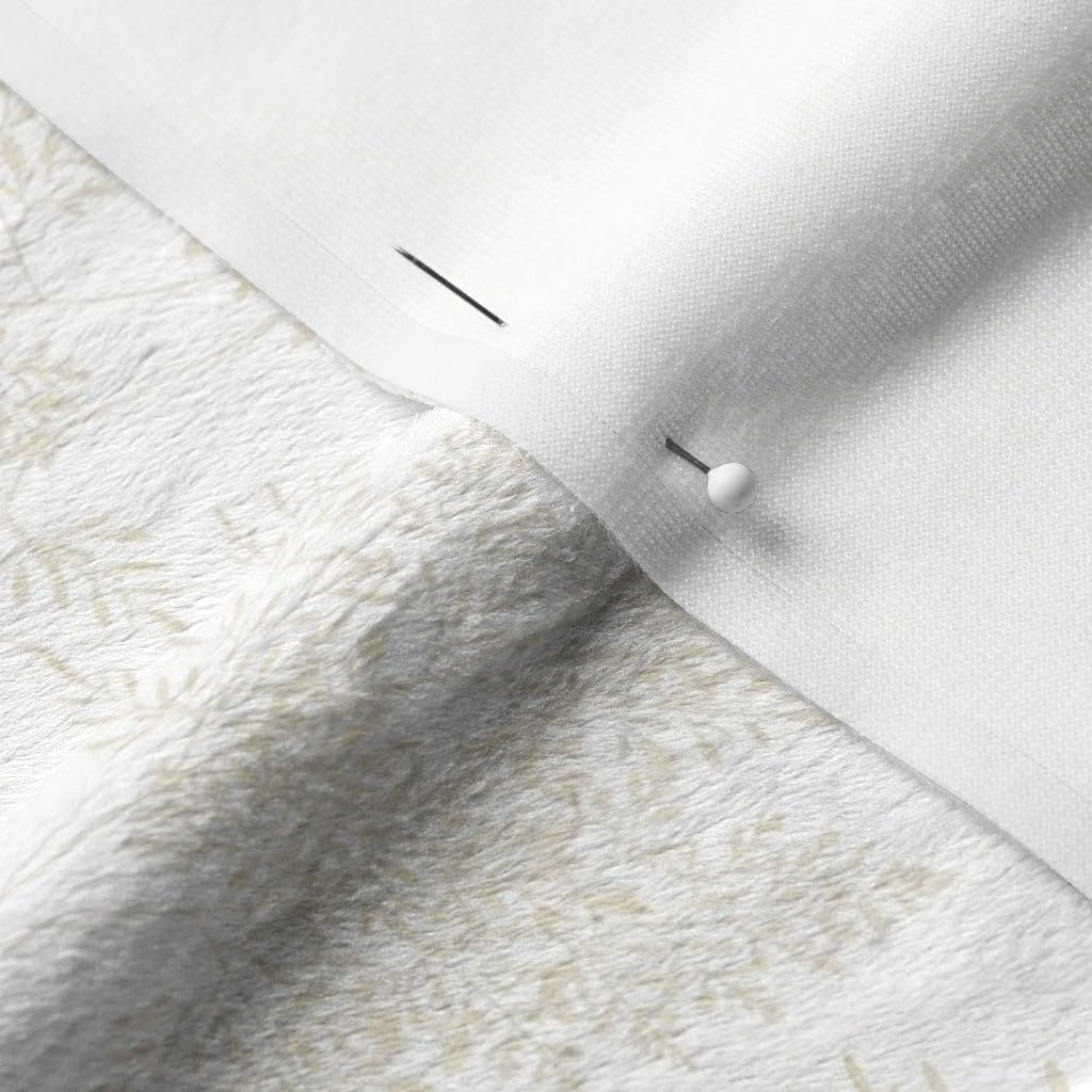 Spoonflower Fabric - Hedgehog Gender Neutral Nursery Woodland Boy Girl Mushroom Printed on Minky Fabric by The Yard - Sewing Baby Blankets Quilt Backing Plush