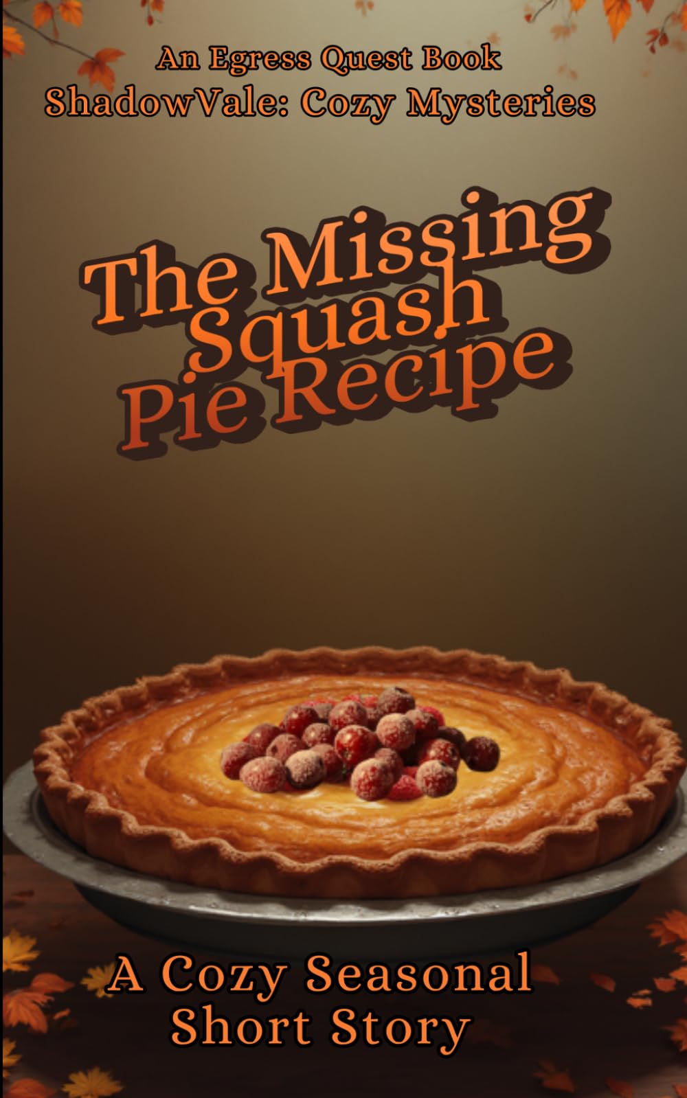 The Missing Squash Pie Recipe: A Cozy Seasonal Short Story (ShadowVale: Cozy Mysteries)