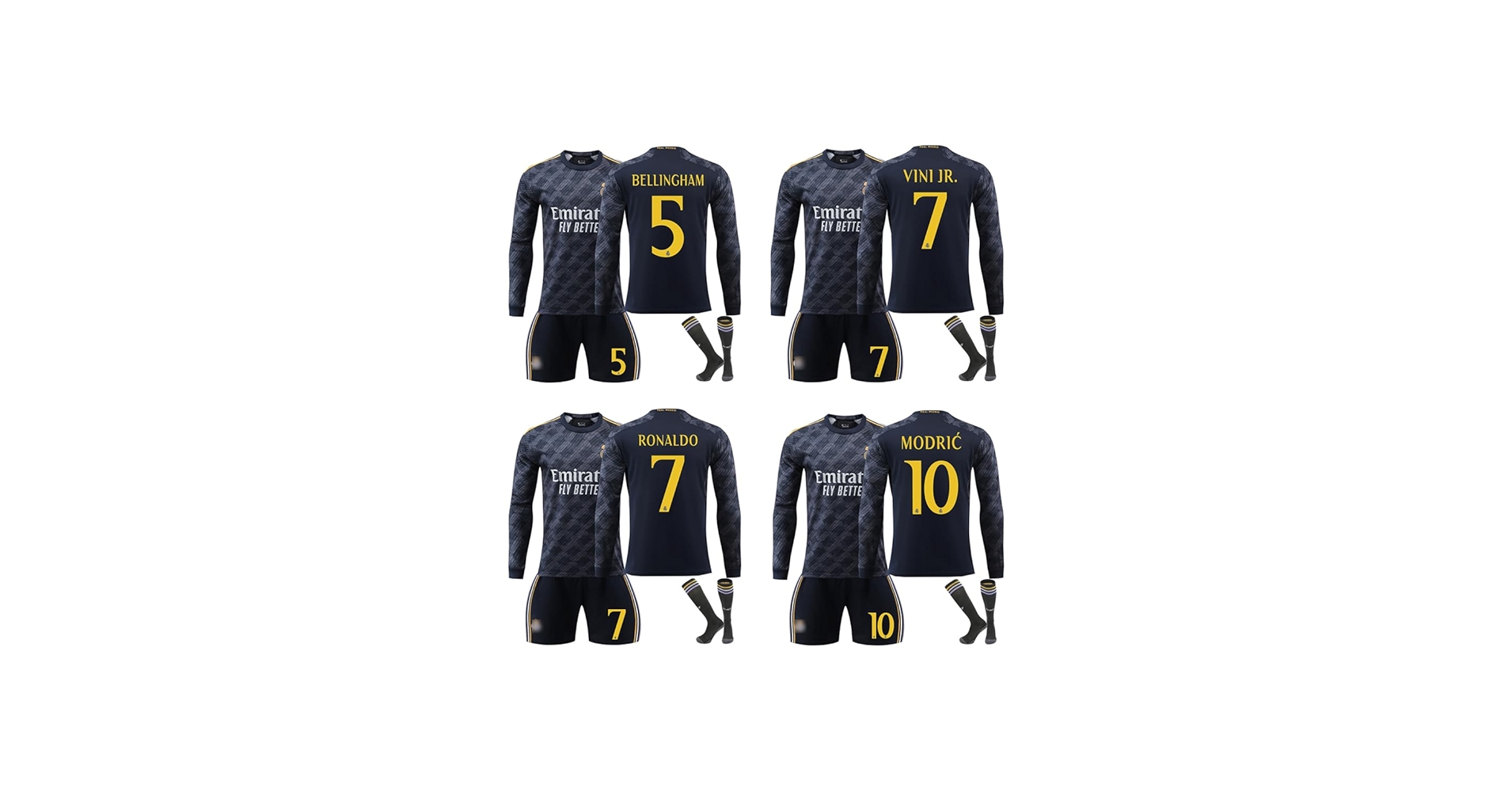 モドリッチ　ユニフォーム　レアルマドリード クロース　ベリンガム　ロナウド Amazon | サッカー ユニフォーム モドリッチ クロース ロナウド