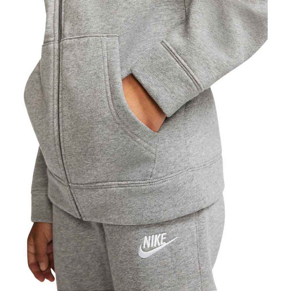 Nike Chłopcy Nsw Core Bf Survetements Dres, Szary (091 Carbon Heather), Rozmiar S