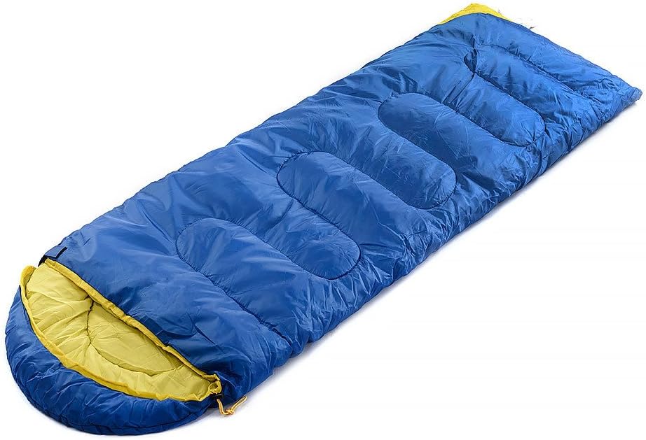 STAR HOME 3 Season Sleeping Bags Portable Envelope Cold Weather Travel Bags Color Blue