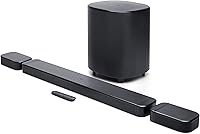 JBL Bar 700MK2 7.1 Soundbar with Detachable Wireless Speakers, Dolby Atmos, 780W Power, 10" Subwoofer - Black
