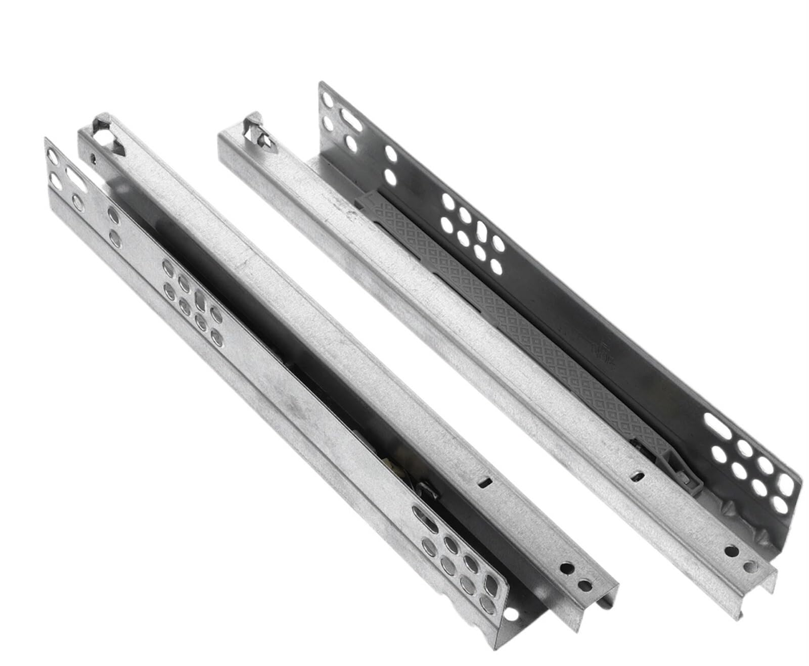 Guide routier pour tiroir coulissant et piste tampon de meuble de rangement x2