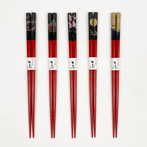 Miniatura 7 de Juego de palillos de JapanBargain Brand Rojo