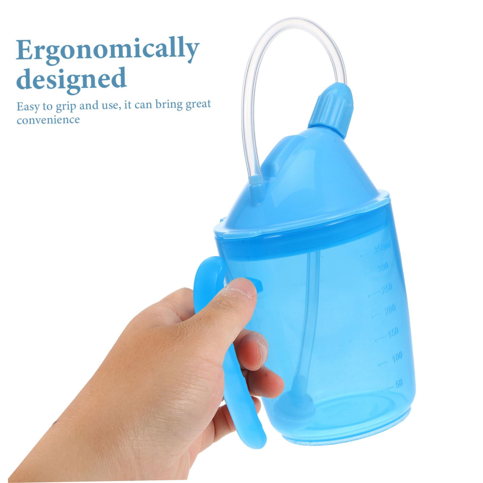 FRCOLOR 2 Piezas copa de lactancia gente tazas de maternidad taza a prueba de asfixia plastico vasitos plastico de agua de bebida de maternidad irrompible el Blue