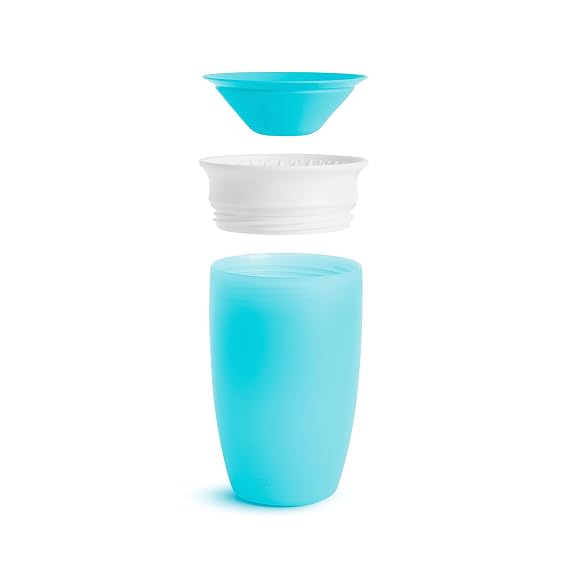 Munchkin Miracle 360 Toddler Sippy Cup, 10 Ounce, Blue