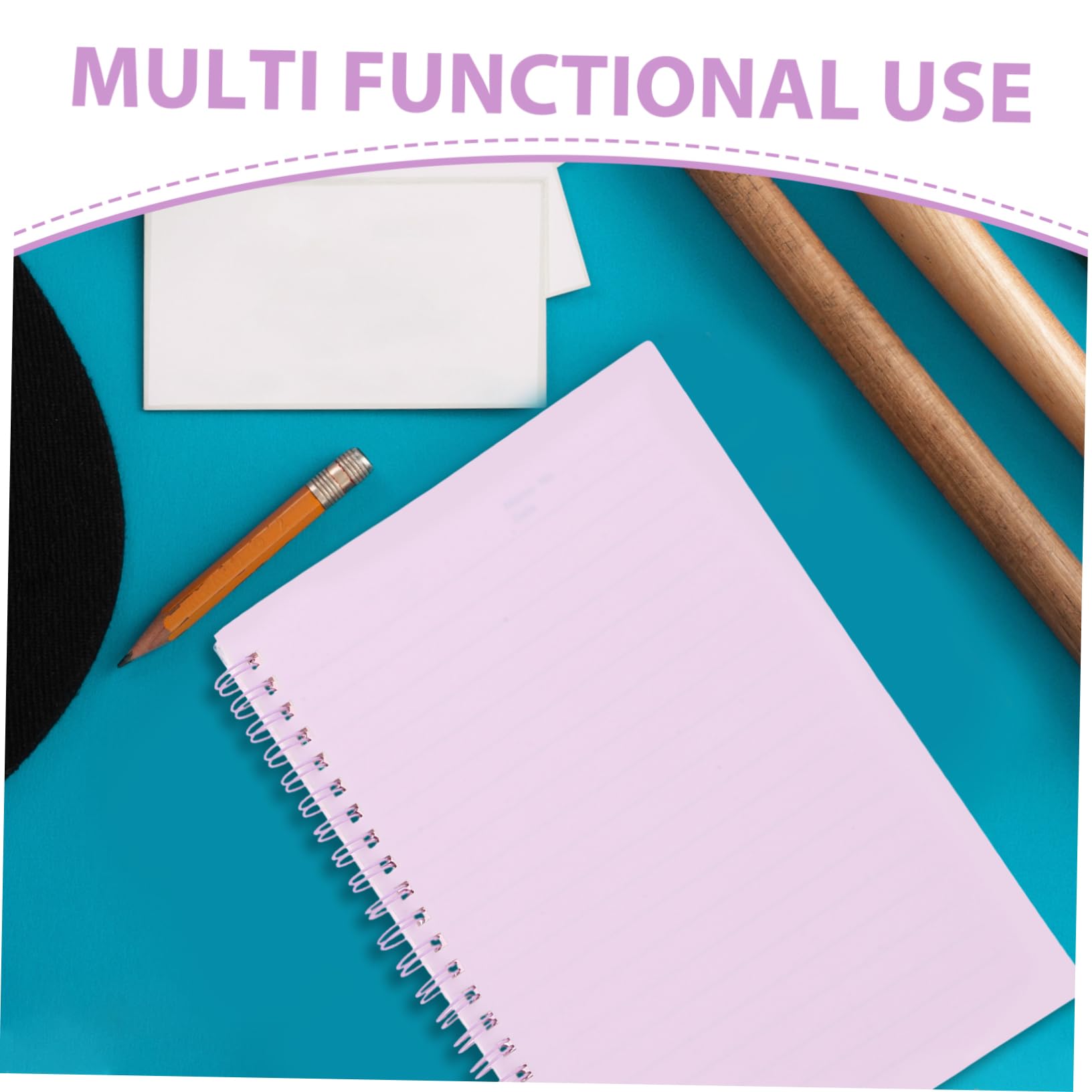 STOBOK 5pièces Cahier Spiralé Avec Pages Lignées Lot De Notebooks Pour Et Bureau Fournitures Scolaires Organisées