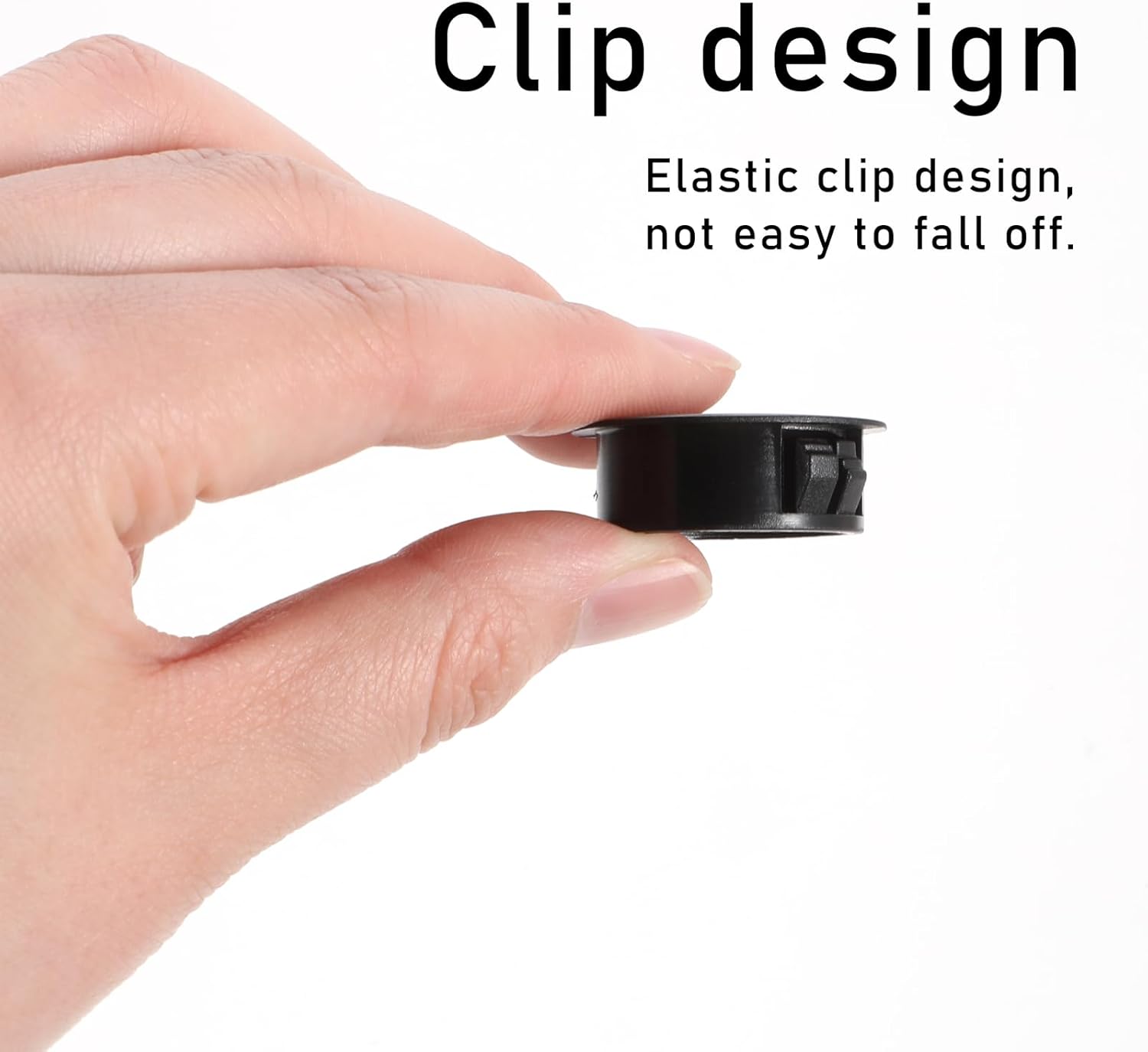 25mm/1" Black Hole Plugs,12PCS Plastic Flush Type Panel Plugs Fastener Cover Cabinet Hole Plug Round Drill Screw Holes Covers Plastic Plug for Kitchen Cabinet Furniture Insert End Caps Holes