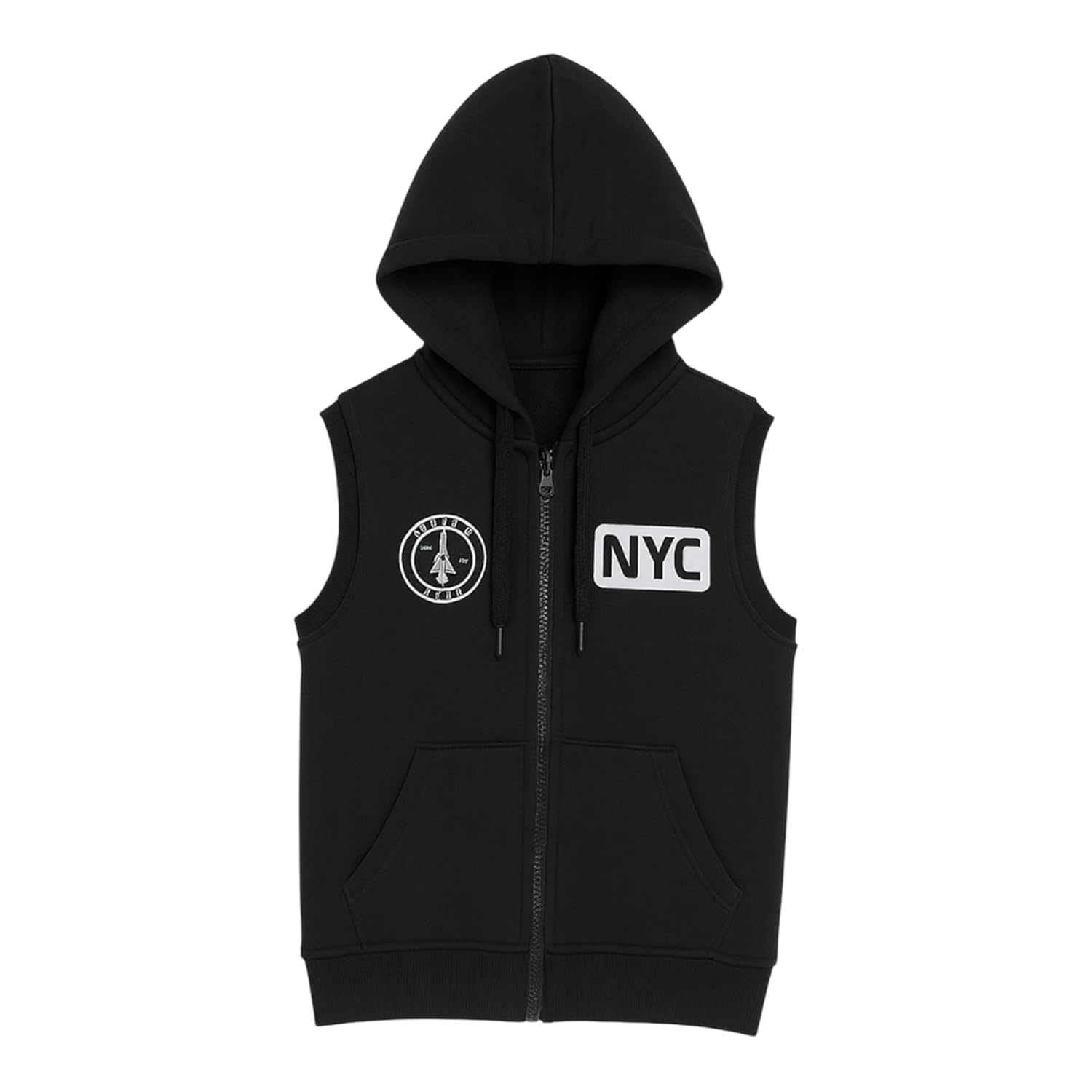 BloomUp Kids NYC Hoodie, Cotton Blend, Zip-Up Oversized Jacket with Front Pockets, Summer Boys Hoodie BloomUp Kids NYC Hoodie, Cotton Blend, Zip-Up Oversized Jacket with Front Pockets, Summer Boys Hoodie