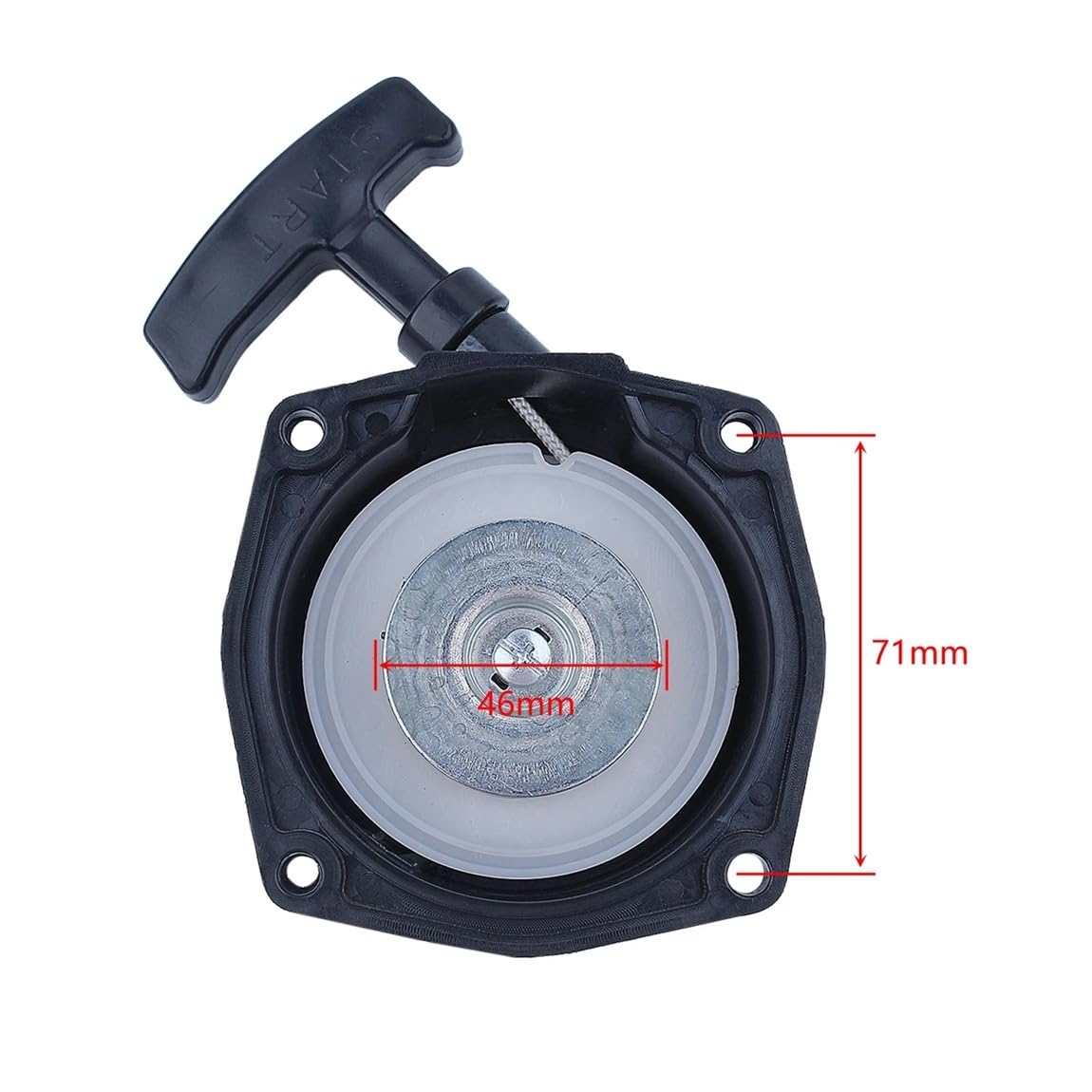 Recortadora, Engranaje de Arranque, trinquete de Retroceso, Piezas de rebobinado compatibles con TD40, TD43, TD48 49088-2166, Herramienta de jardinería
