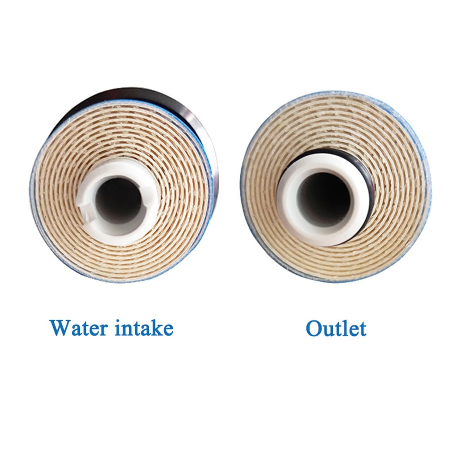 Reemplazo de membrana RO de ósmosis inversa for cocina casera | Purificador de filtro de sistema de agua, tratamiento de agua potable 75/100/150/200GPD(3012 400GPD)