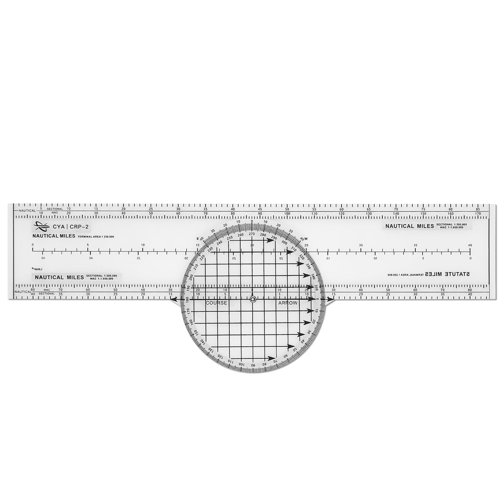 CYA Rotating Plotter Aviation, Flight Azimuth Plotter for Pilot Students