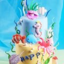GallaRato 16 PCS Ocean Theme Birthday Cake Topper Cute Sea Animal Cake Decorations Seashell Cake Decorations Tropical Fish Cake Supplies Sea Ocean Theme Cake Topper Baby Shower Underwater Party Decorations gallery image