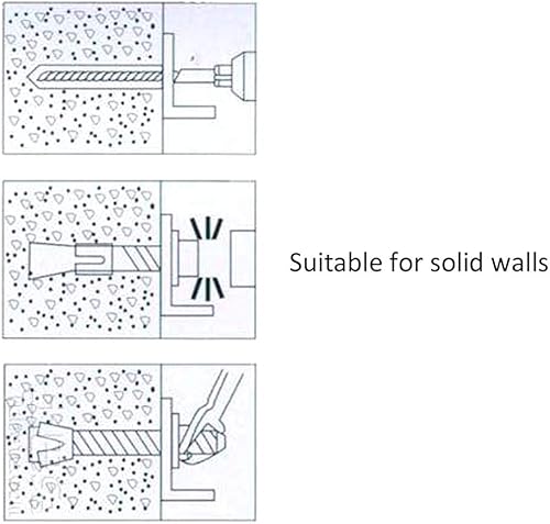 Miniatura 8 de Soportes para estante de hierro industrial de alta resistencia, soportes para estante de esquina de gabinete de pared, soporte para estante de