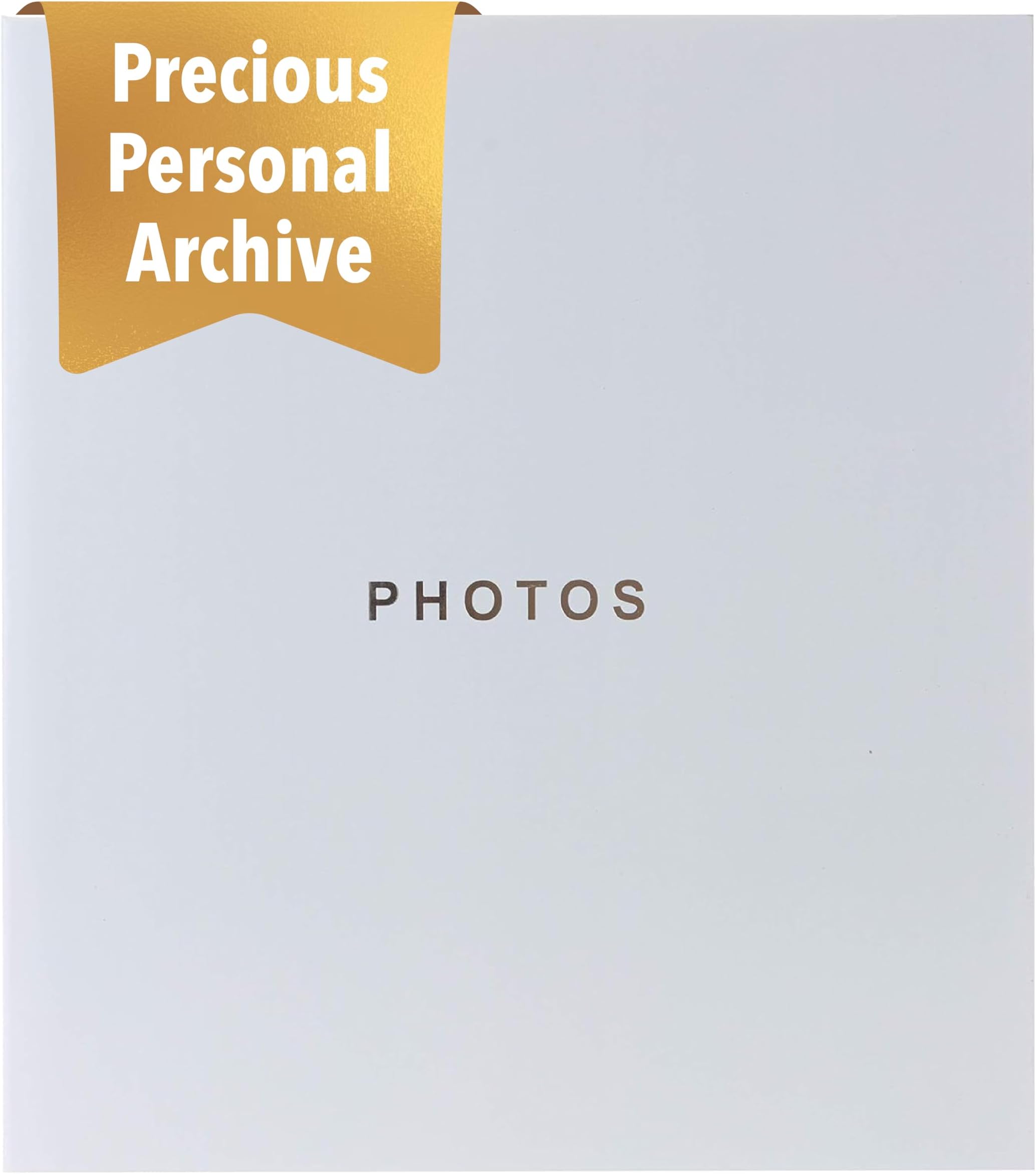 Kiera Grace 400-Pocket Jocelyn Simple & Classic Photo Album for Home & Office with CD Storage Pocket, 13.19"x12.01"x1.5" to Display 400 4"x6" Pictures, Gray