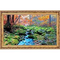Diamond Painting Paysage Automne 5D - Kit Grand Format 30x40 Cm Pour Adultes, Loisirs Créatifs Et Cadeau Femme - 7