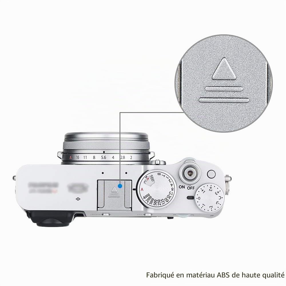 JJC Bouchon de protection pour appareil photo reflex numérique Fujifilm Fuji X-E5 X half X-M5 X100VI GFX100S X-H2S X-T1 X-T2 X-T3 X-T4 X-T10 X-T20 X-T30 X-T100 X100V X100S X100F X-PRO2 X-E2 X-E3 X-A5