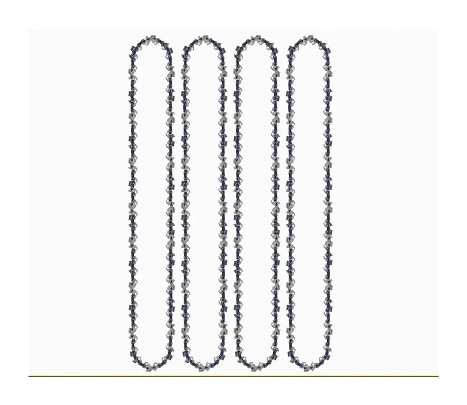 Sierras de 18 pulgadas for cortar madera, herramienta de sierra recargable, sierra eléctrica inalámbrica con cadena de 62 eslabones, paso de 3/8" LP, dientes redondeados(4pcs 18-inch Chain)