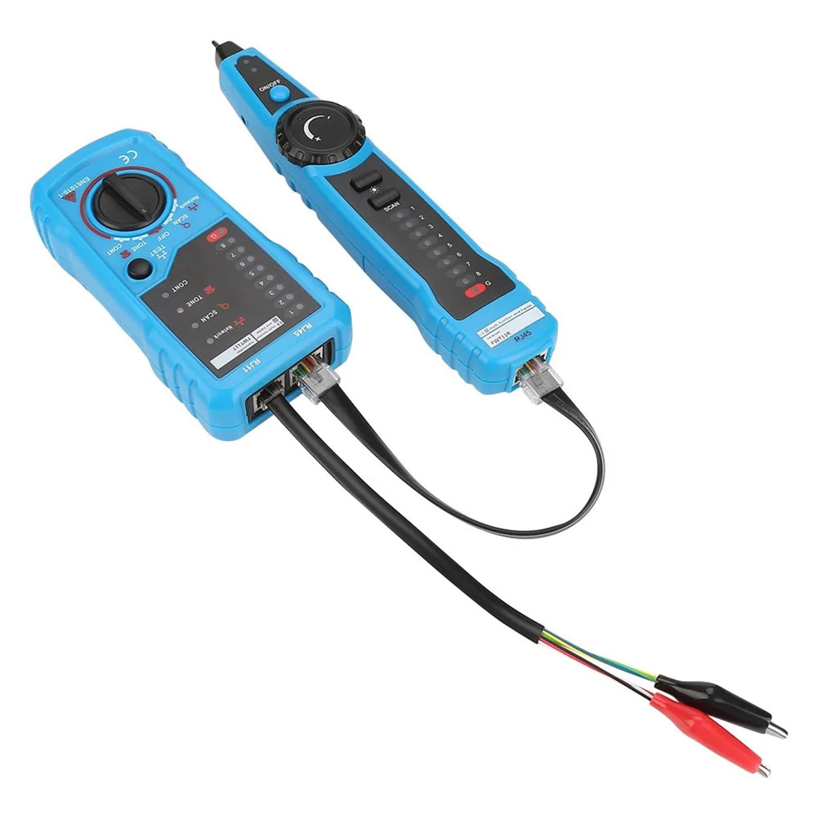 Tester Sieci, Przenośny detektor kabli telefonicznych RJ11 RJ45 Ethernet LAN Tester FWT11