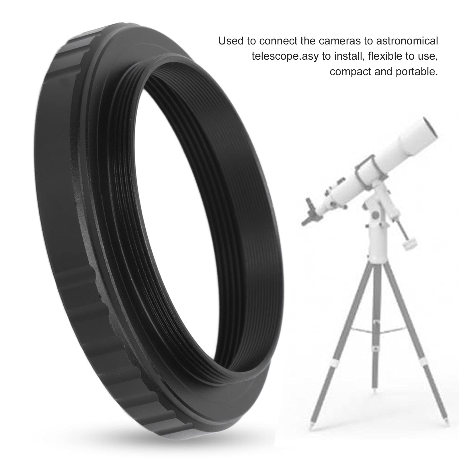 Adattatore SCT A M48x0,75 Per Telescopi - Lega Alluminio Per Fotocamera Astronomica