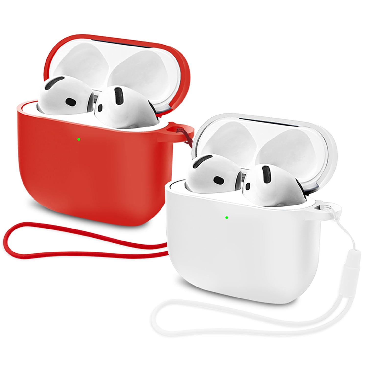 Bianco/Rosso (2pcs)