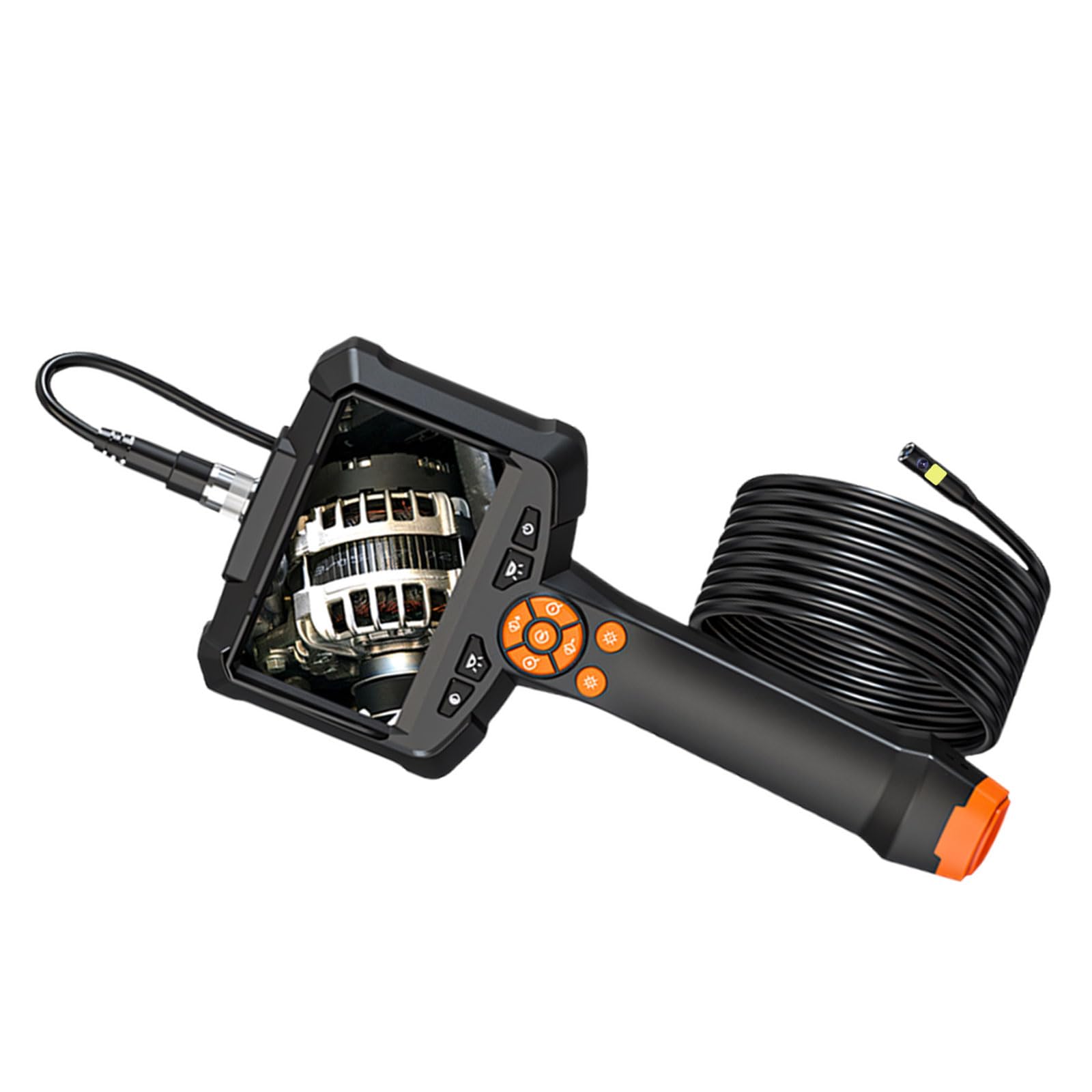 Hsyzygian 1M Industrial Endoscope With Clear Camera Flexible Probe For Automotive And Mechanical Examination Articulating Borescope Probe