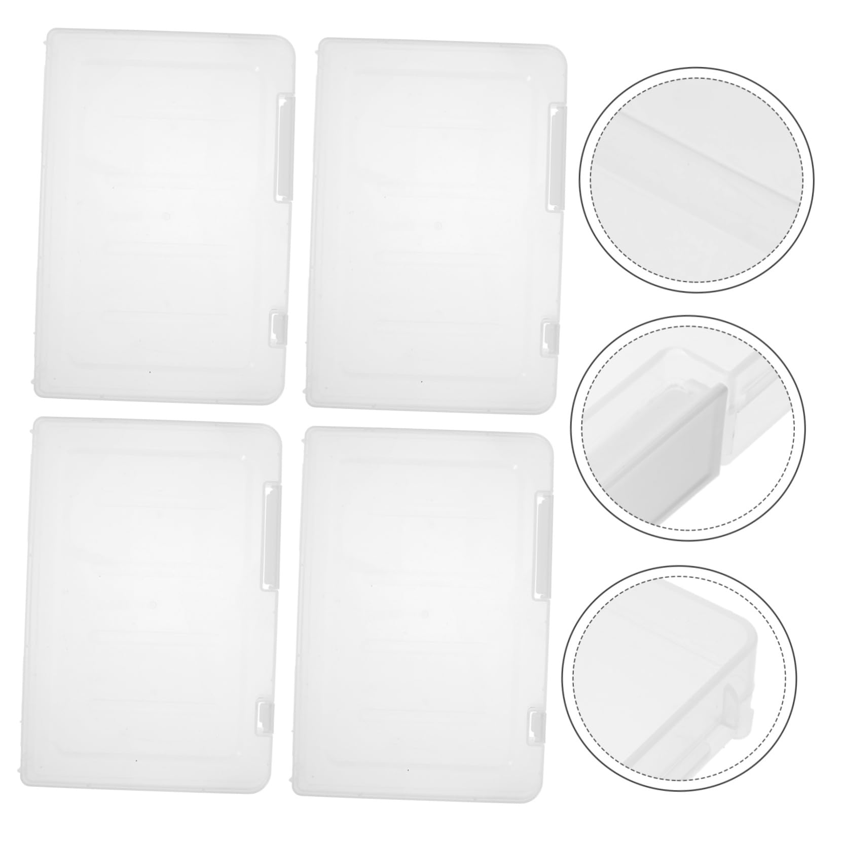 A4-ablagebox aus Pp mit Deckel, Schulbeginn Party, Weiß