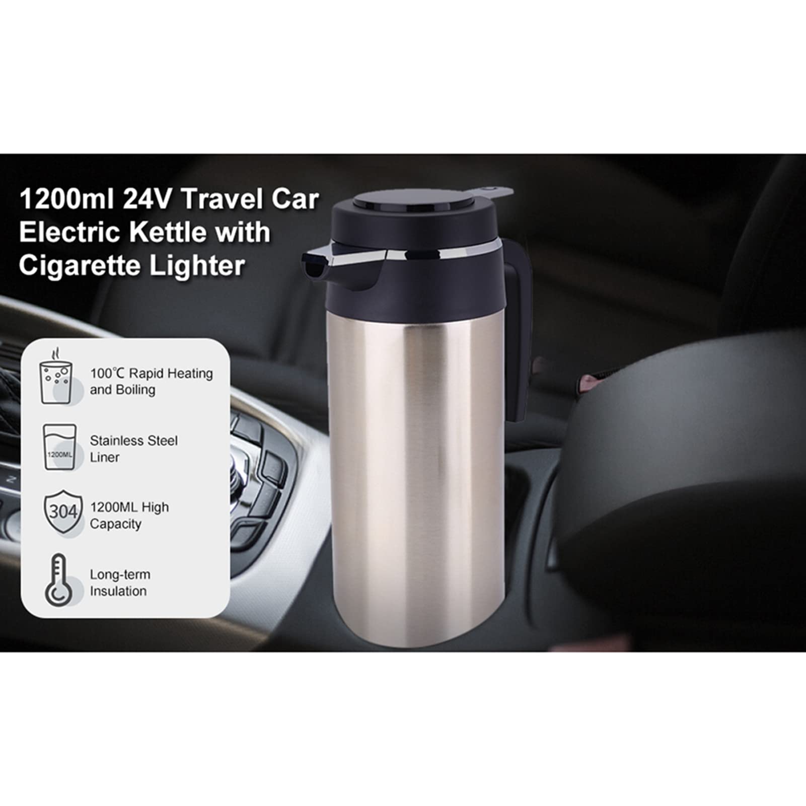 car cigarette lighter water heater Amazon.com