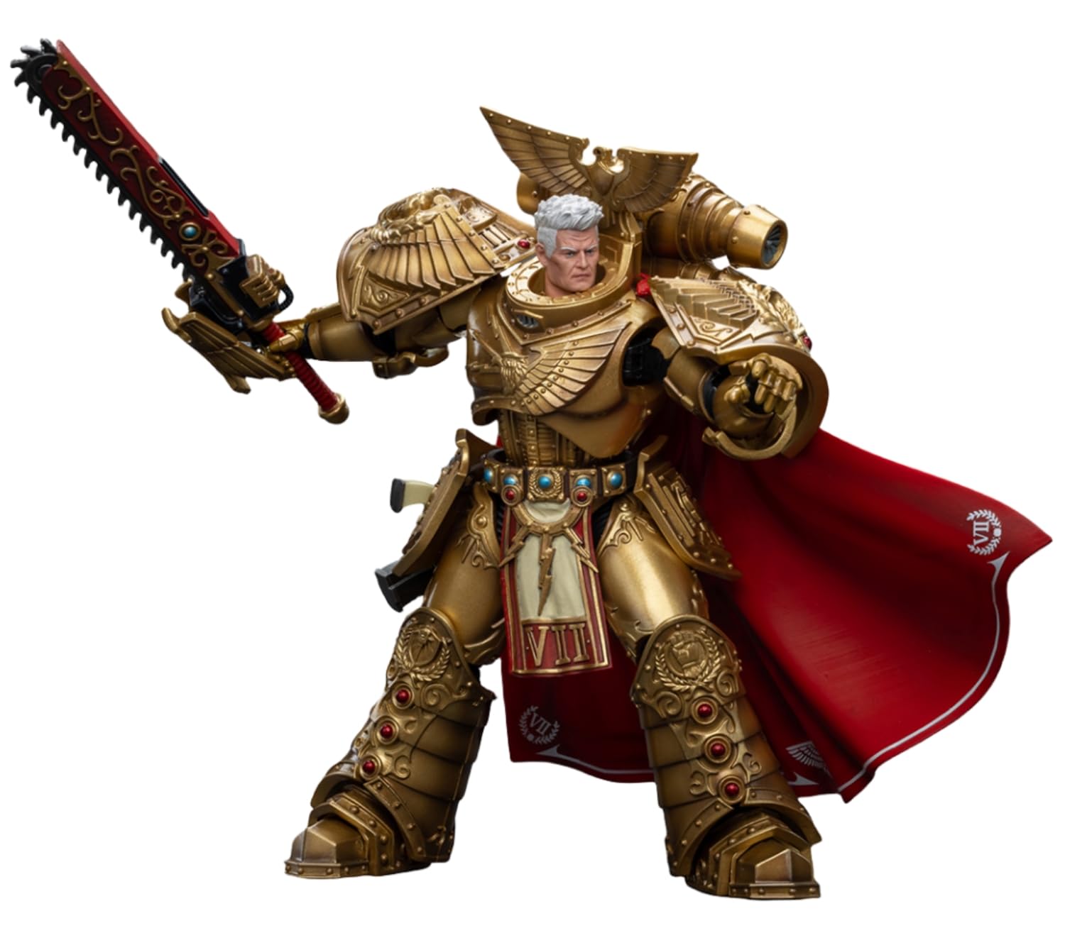 HiPlay JOYTOY Warhammer Horus Heresy 1/18 Blood Angels Legion Praetor Con Lama Del Giudizio JT00225 – Action Figure Collezionabile