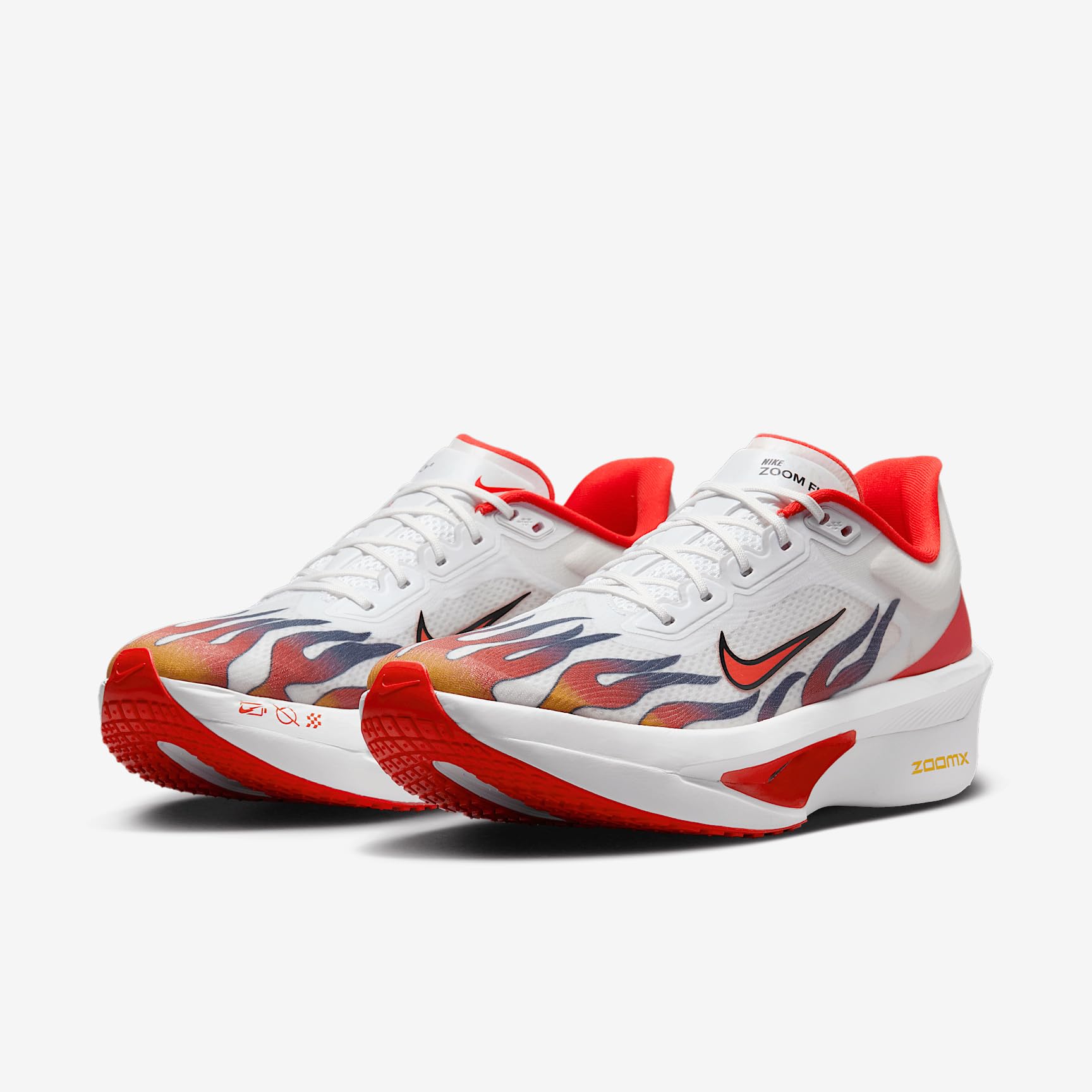 Tênis masculino Zoom Fly 6 Premium (branco/vermelho Habanero