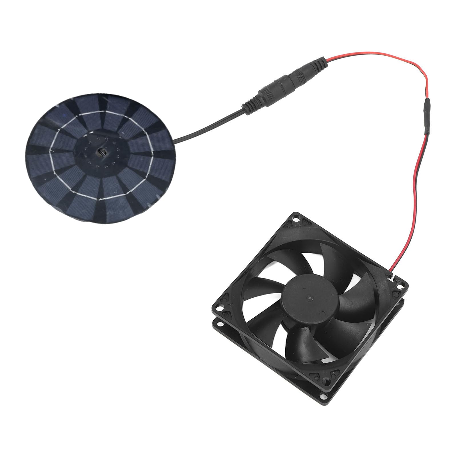 Msioytog Multicolor Solar Exhaust Fan Waterproof Solar Panel Fan For Outside Greenhouse Chicken House Pet House Shed Garage Ventilatioin Chicken Collaboration